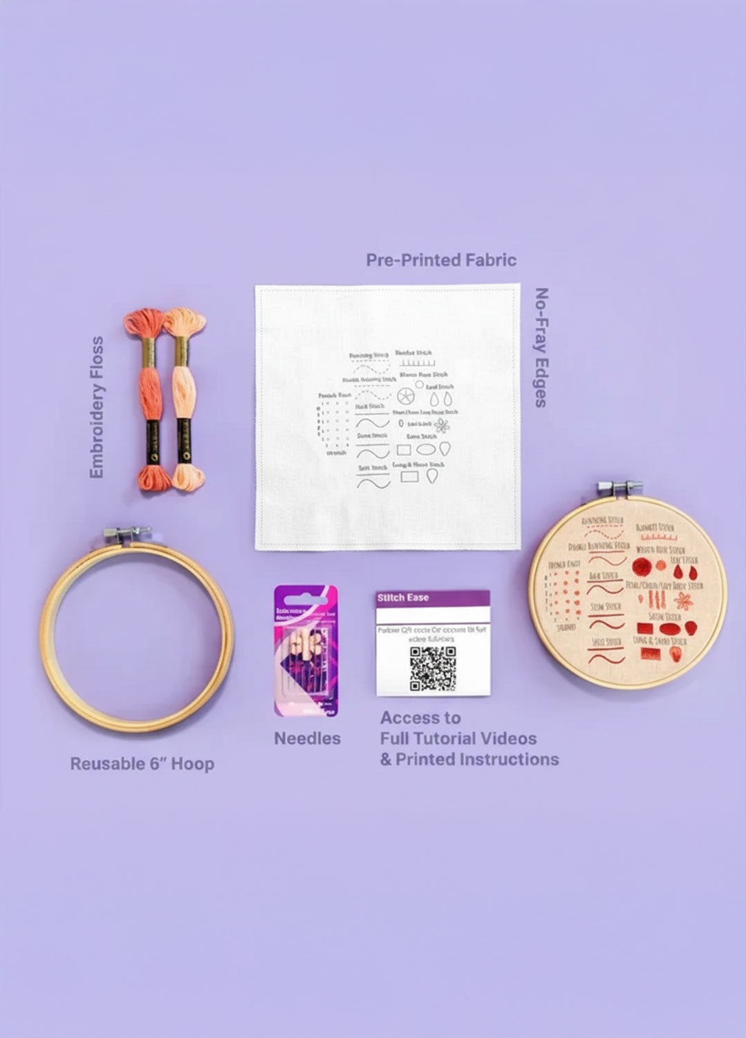 Stitch Sampler #1 Embroidery Kit - Coming Soon