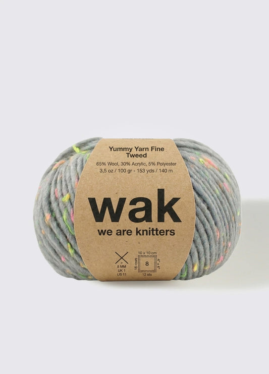 Yummy Yarn Fine Tweed Cosmic Grey - Limited Edition