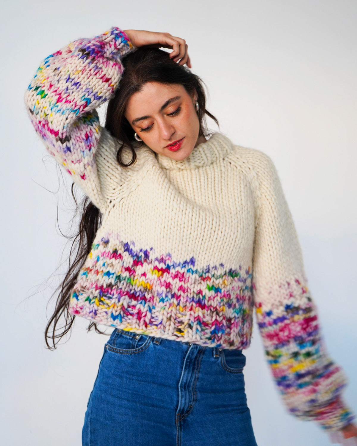The Rainbow Sweater Kit x @paula.on.knits - Premium Version
