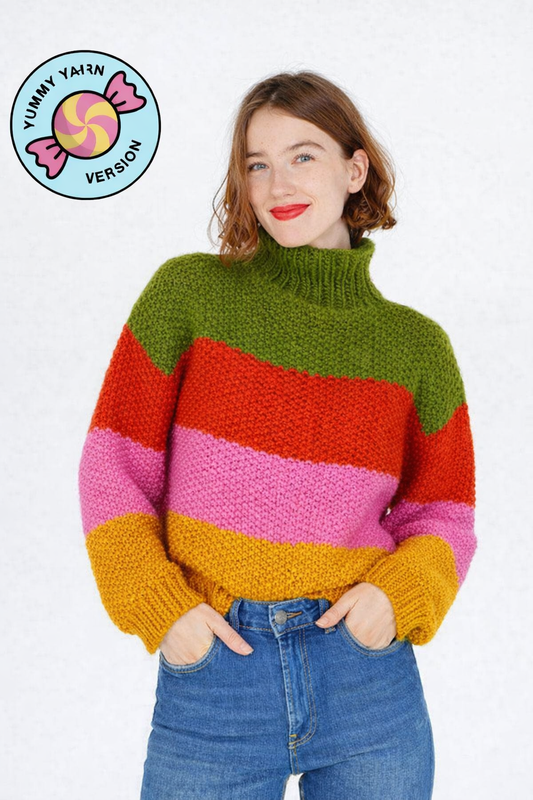 Rice Jumper Kit - Yummy Yarn Fine Version