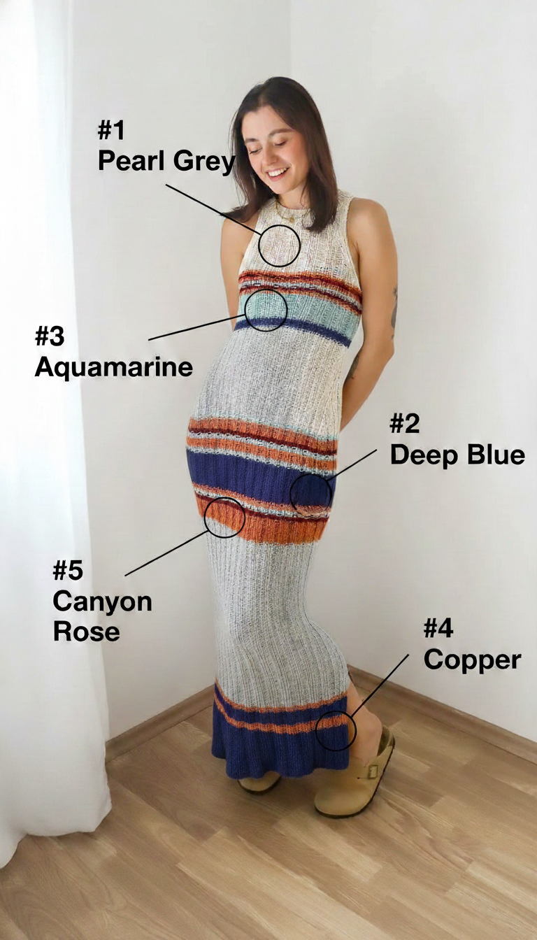 The Samba Dress Kit x @paula.on.knits