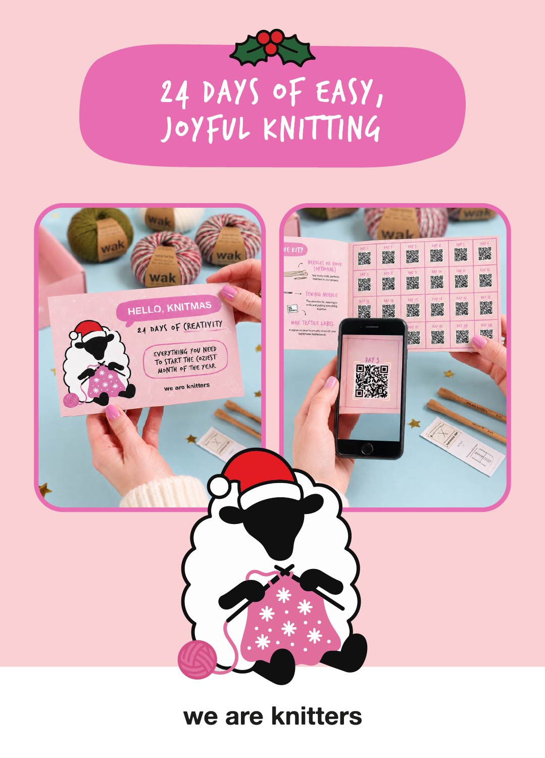 Knitmas: 24 Days of Knitting - Mystery Project Advent Calendar - PREORDER