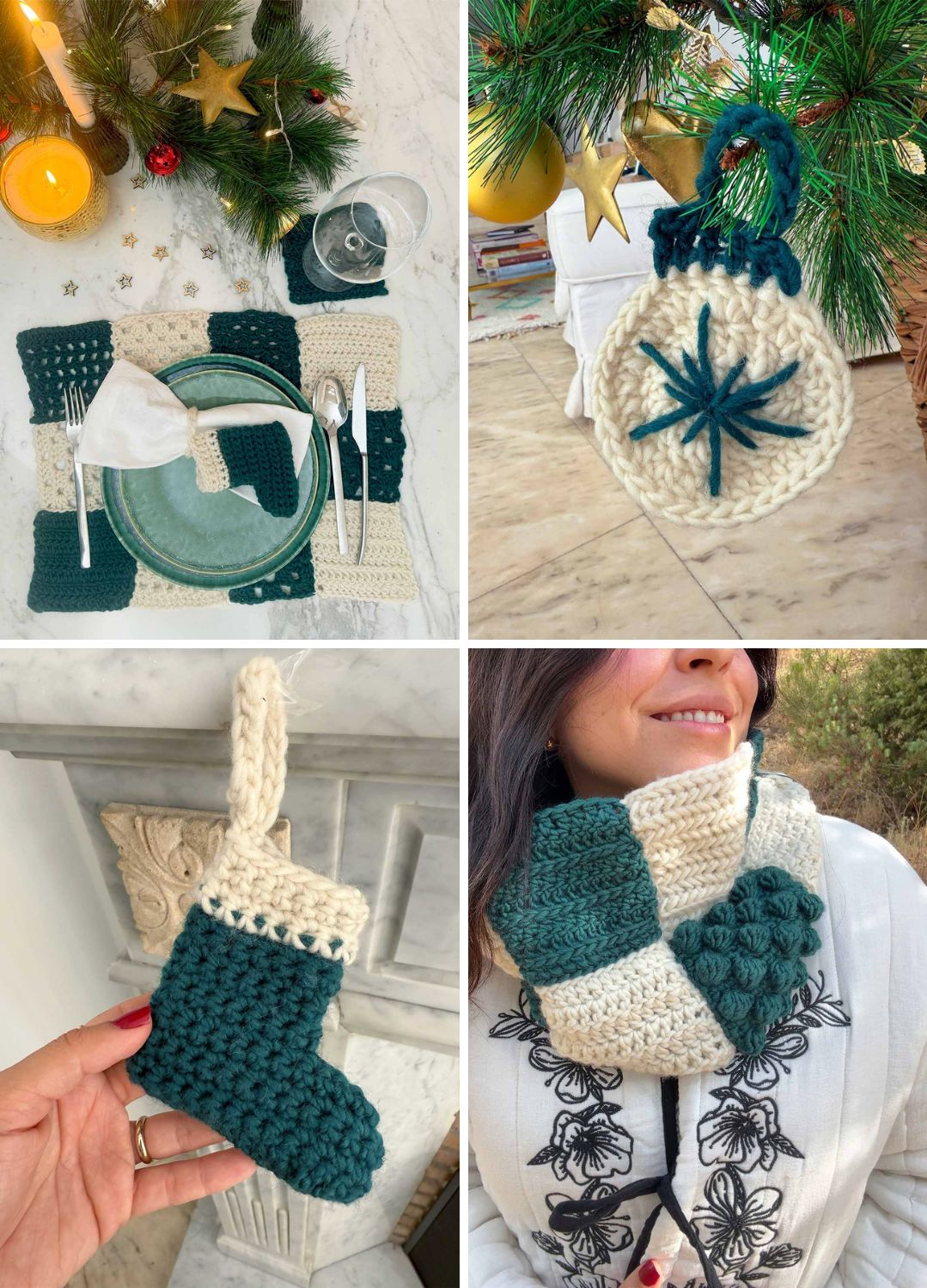 Stitch Sampler Holiday Crochet Kit: Learn The Basics