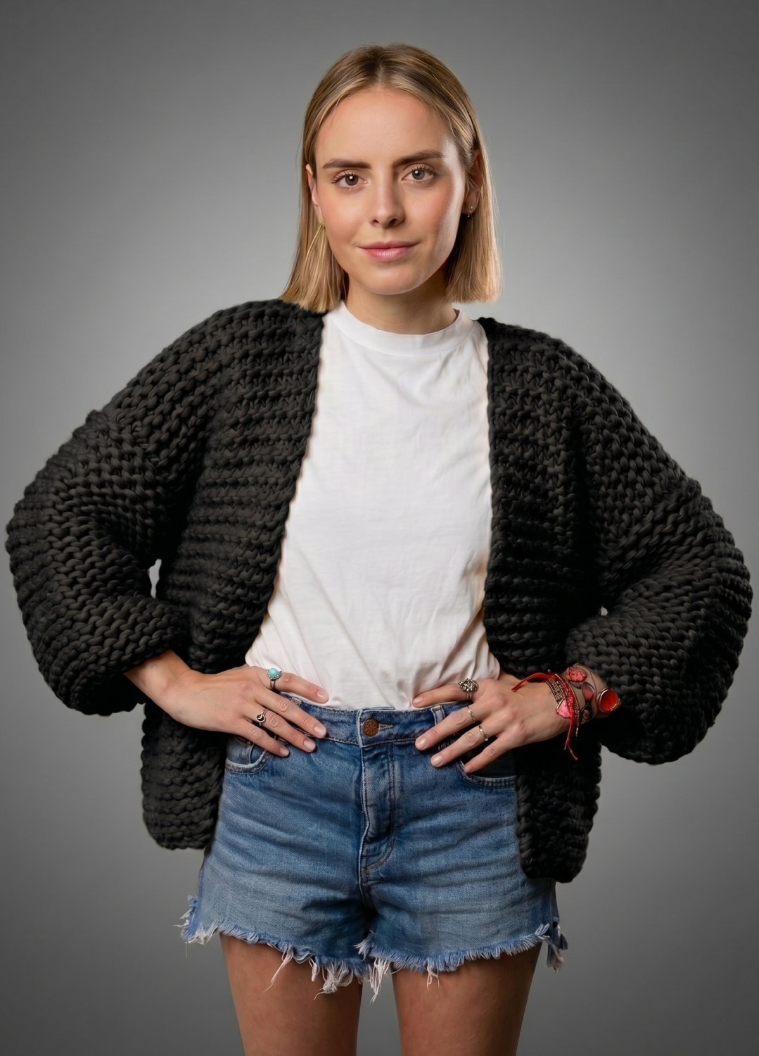 Brera Cardigan Kit - Yummy Yarn Version