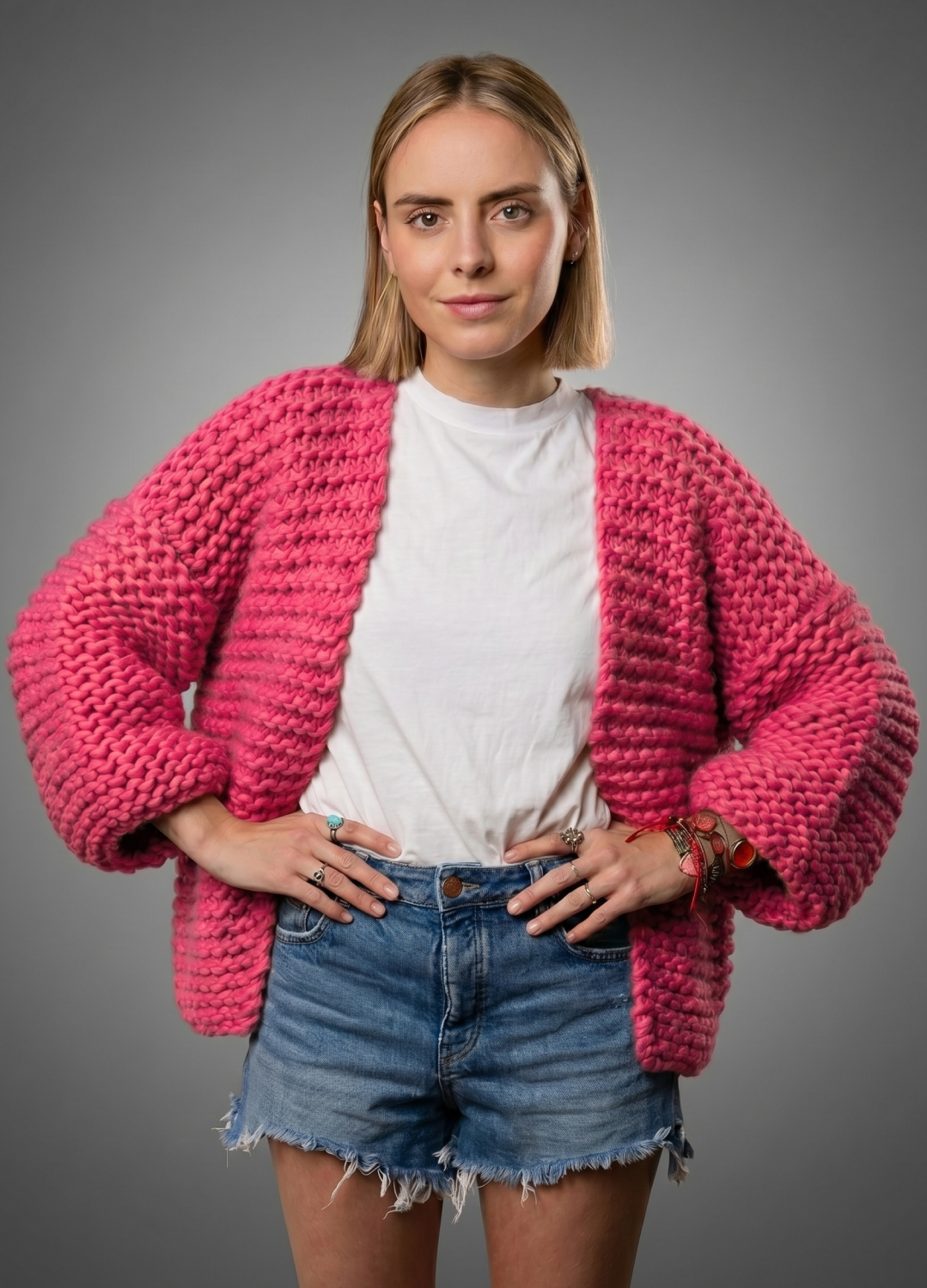 Brera Cardigan Kit - Yummy Yarn Version