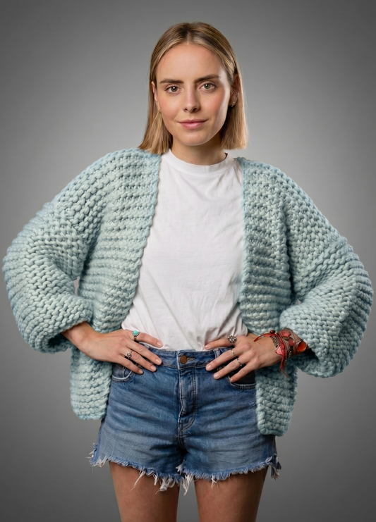 Brera Cardigan Kit - Yummy Yarn Version