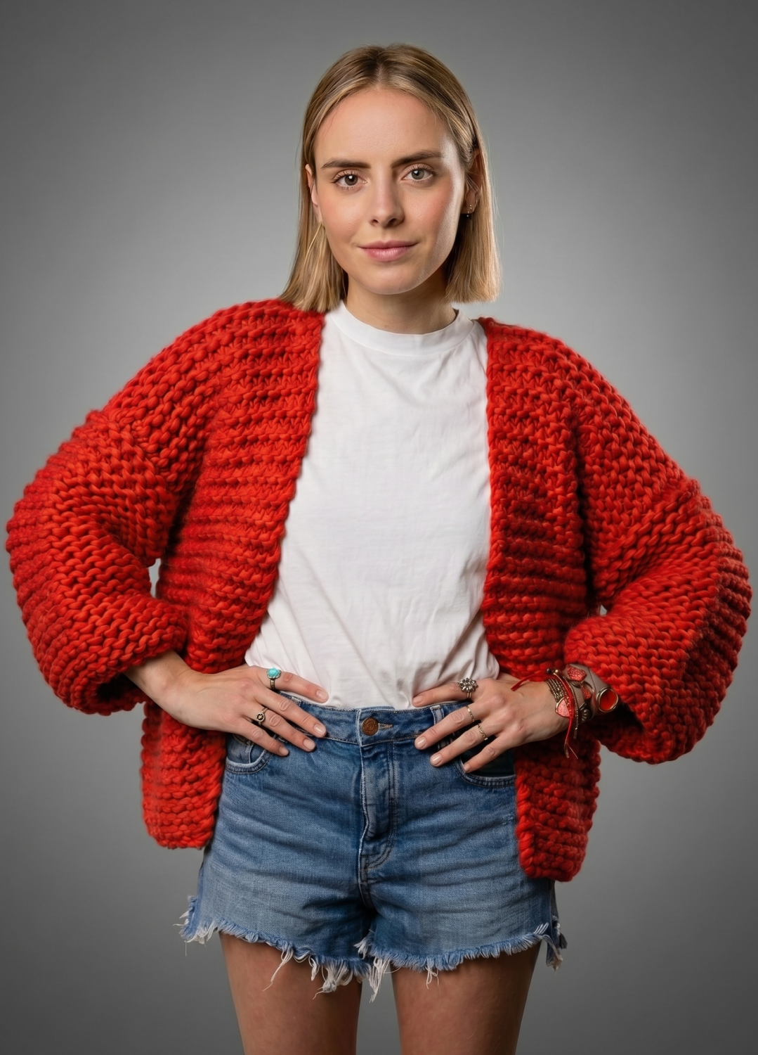 Brera Cardigan Kit - Yummy Yarn Version