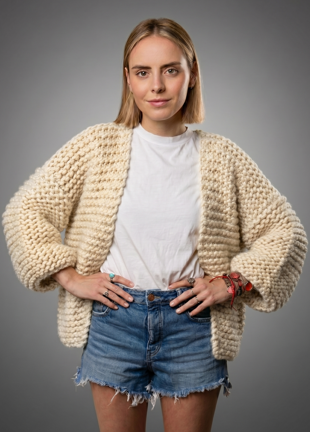 Brera Cardigan Kit - Yummy Yarn Version