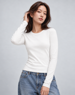 Long-sleeved shirt made of soft cotton (Coming Soon)