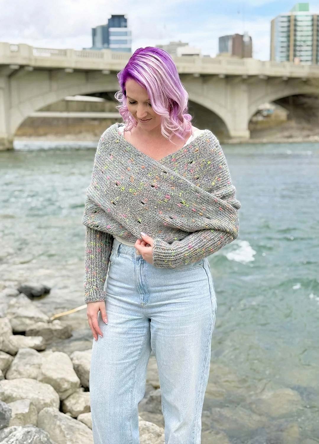 Yummy Yarn Fine Tweed Cosmic Grey - Limited Edition