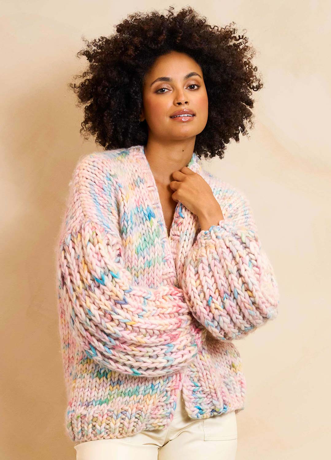 Fresco Cardigan Kit - Yummy Yarn Version