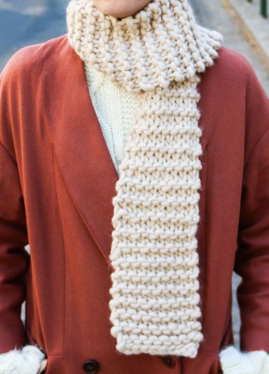 2 Kits Bundle | Knitting Stitch Sampler Kit Make your first Snood + Dinka Scarf - Yummy Yarn Version
