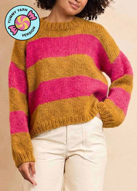 Liquidambar Sweater Kit - Yummy Yarn Fine Version