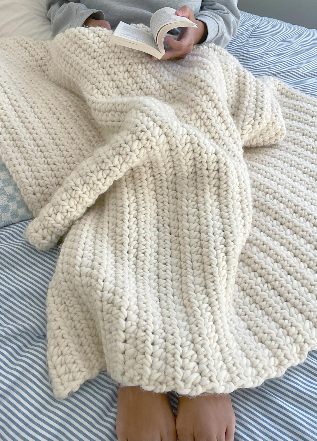 2 Kits Bundle: Cozy Home | Matcha Blanket + Medea Blanket - Yummy Yarn Version