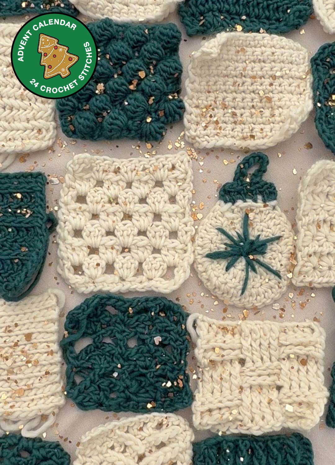 Stitch Sampler Holiday Crochet Kit: Learn The Basics
