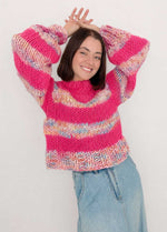 The Striped Rainbow Sweater Kit x @paula.on.knits - Yummy Yarn Version