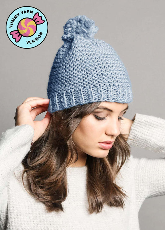 Tremblant Beanie Kit - Yummy Yarn Fine Version