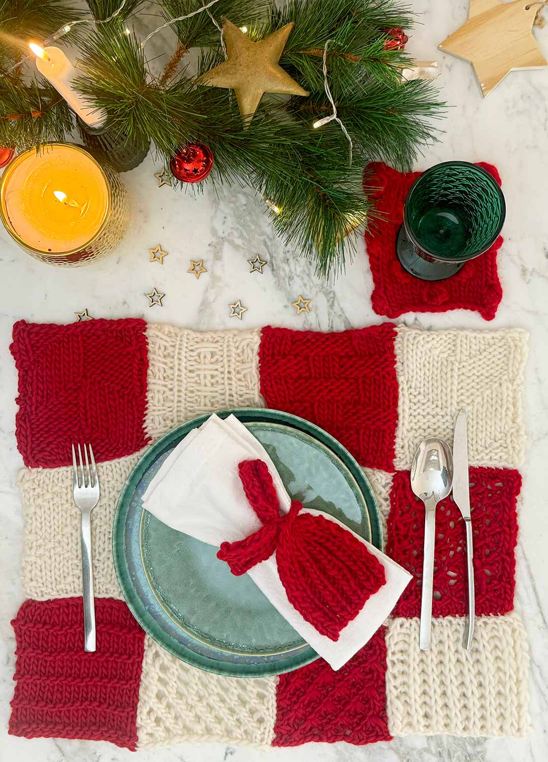 Stitch Sampler Holiday Knitting Kit: Learn The Basics